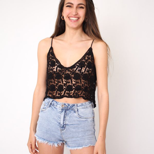 Top Crochet Ibicenco Espalda Descubierta