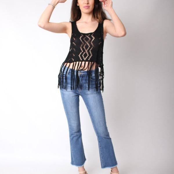 Top Crochet Ibicenco Flecos