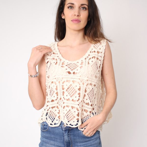 Top Crochet Ibicenco Cuadros