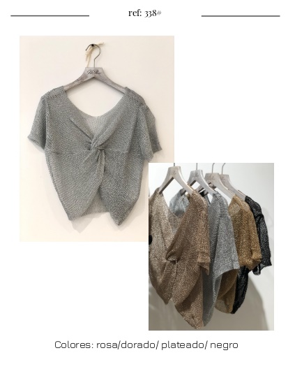 Blusa Corta Red con Nudo