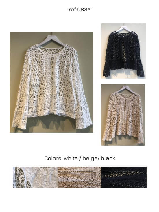 CR-683 Chaquetita Mangas Ibicenca - Imagen 1