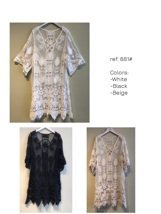 CR-881 Vestido Corto Ibicenco - Imagen 6