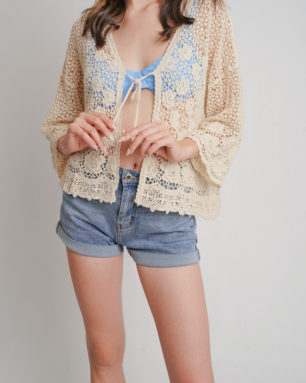 CR-602-3 Chaquetita Flores Ibicenca - Imagen 1