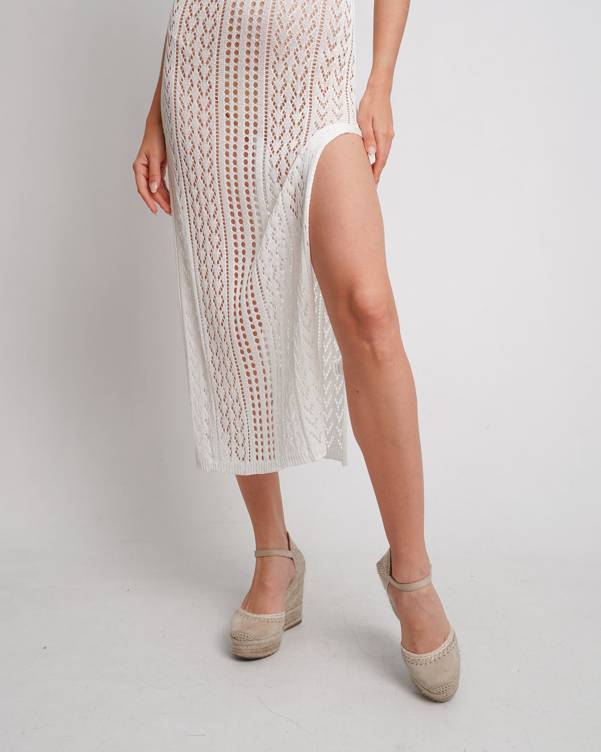CR-998-14 Vestido Largo Tirantes Abertura - Imagen 14