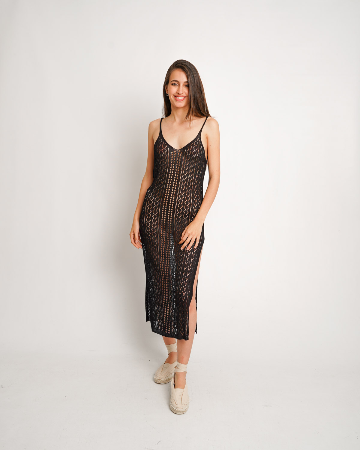 CR-998-16 Vestido Largo Tirantes Abertura - Imagen 19
