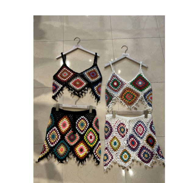 Conjunto Top y Falda Ibicenco