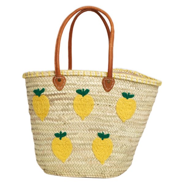 Capazo de Palma Limones Grandes