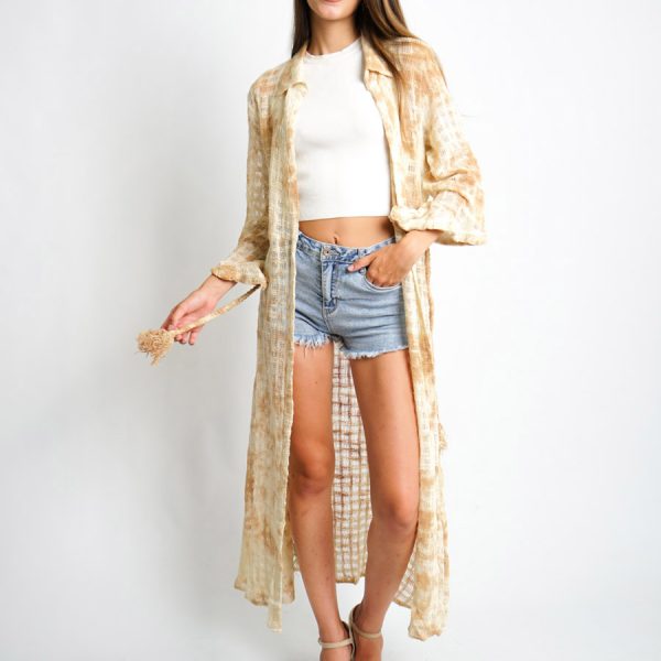 Chaqueta Larga Arpillera