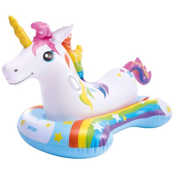 Flotador Hinchable Unicornio - Flotador para Niños y Niñas Mayores de 3 años - Medidas: 163 x 86 cm.