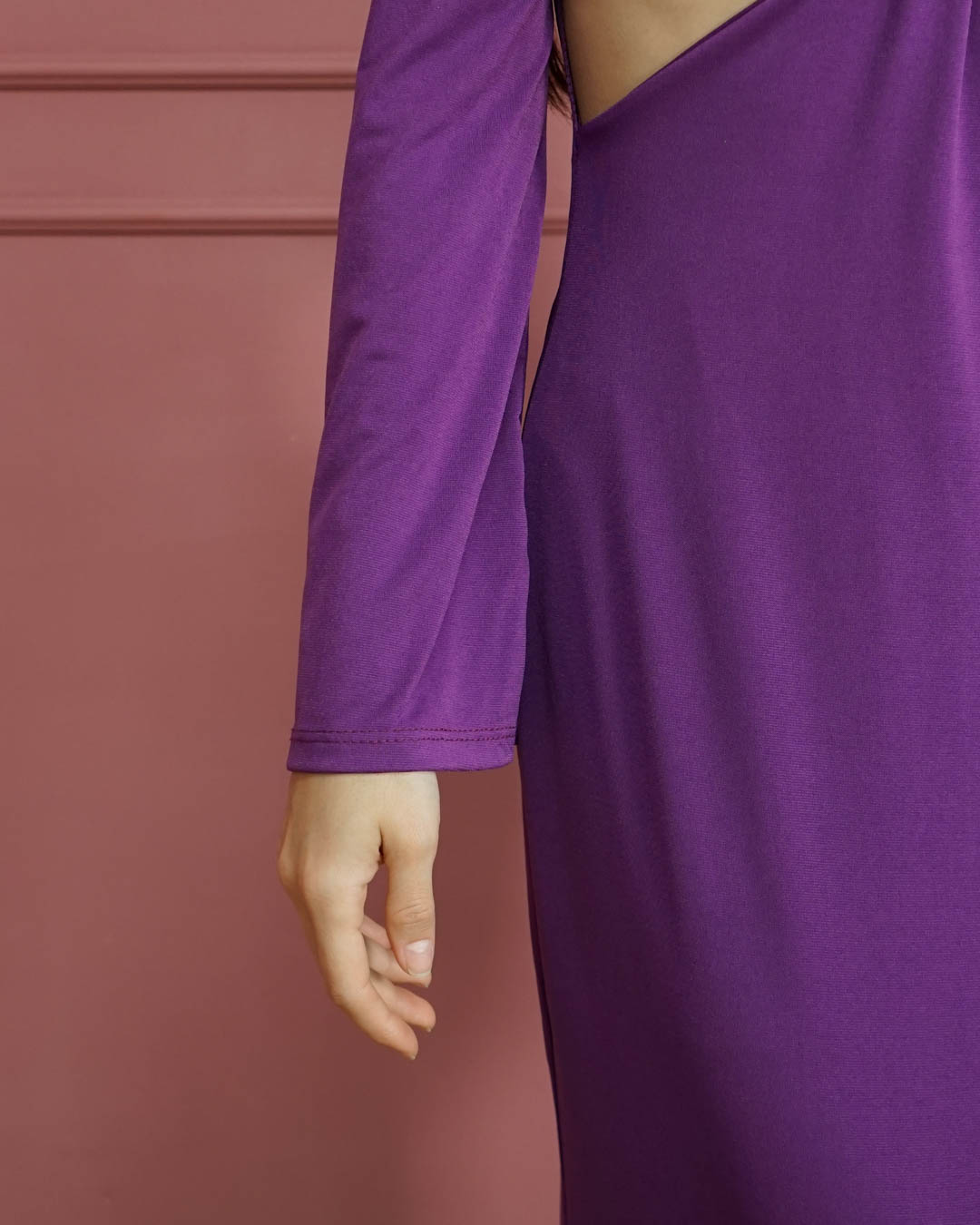 RY-71280MORADO-12 Vestido Cut Out Morado - Imagen 12