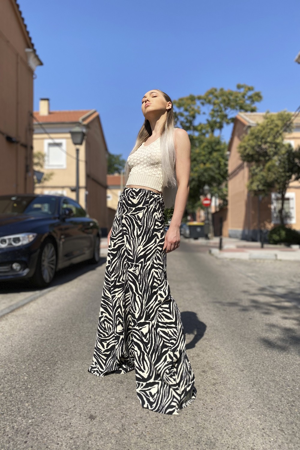 pantalon-19852-3 Pantalones Animal Print Palazzo - Imagen 13