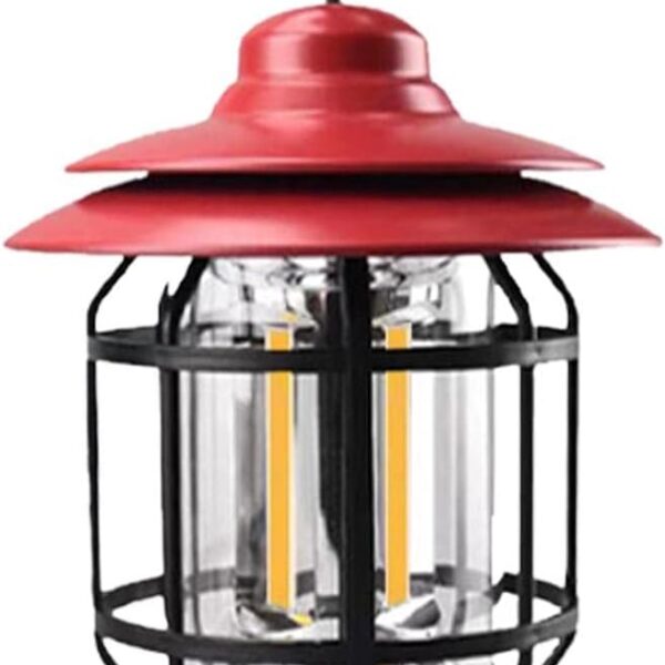 Lámpara Portatil de Camping Kmt Green - Linterna Vintage con Luz Led