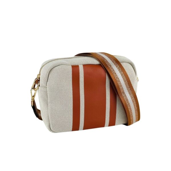 Bolso Bandolera Canvas Marrón