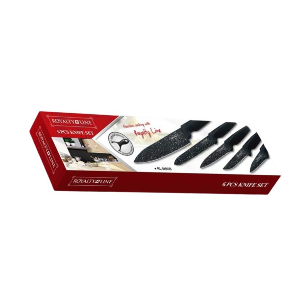 Juego de 5 Cuchillos de Cocina + Pelador - Pack de 5 Cuchillos Acero Inoxidable