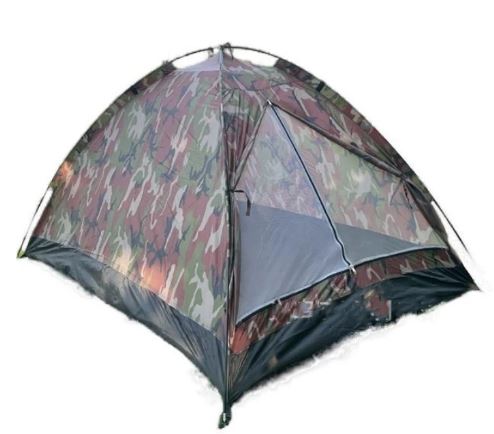 Tienda de Campaña Impermeable con Estampado Militar - Medidas: 200 x 140 x 110cm.