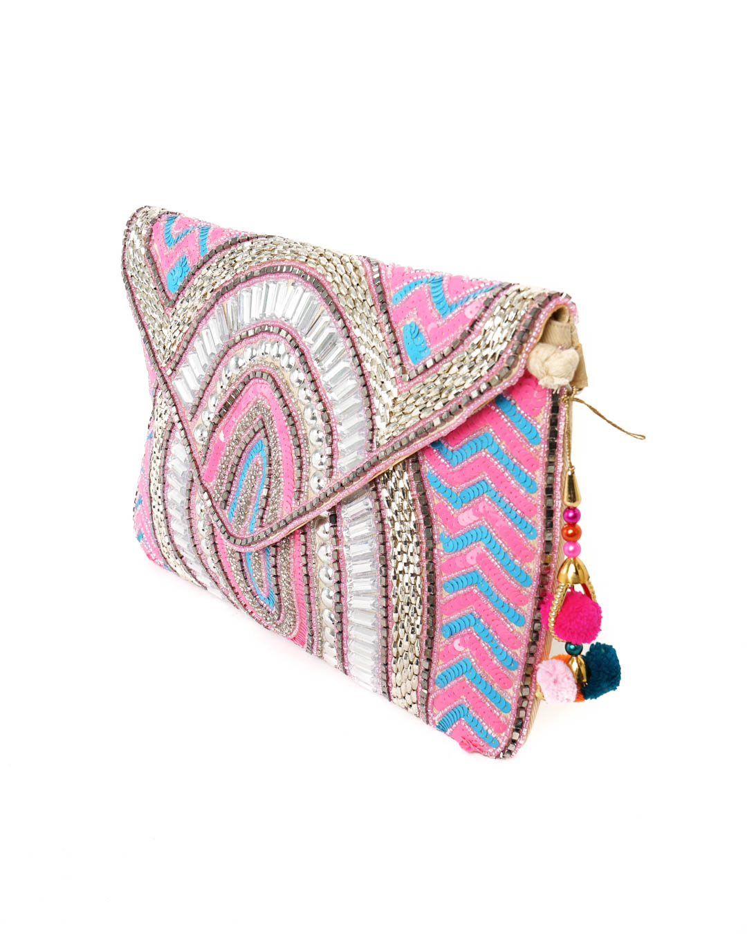 LT-CB-0601ROSA-13 Bolso Sobre Lentejuelas Rosa - Imagen 2