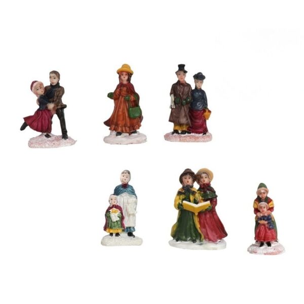 Pack de 6 Figuras - Villa Navideña