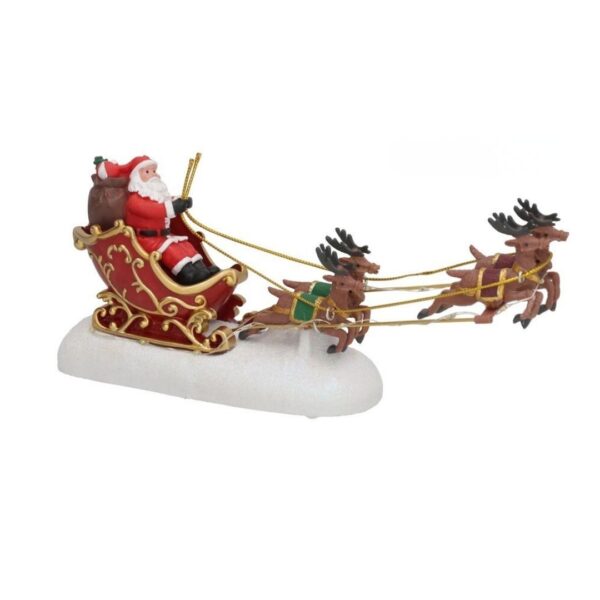 Trineo de Santa Claus con Luces Led - Escena de Navidad